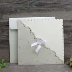 Online Old English Style Beige Wedding Invitation